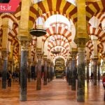 نمای داخلی مسجد کوردوبا کشور اسپانیا
