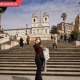 متروکه شدن پله های اسپانیایی برای مهار ویروس کرونا